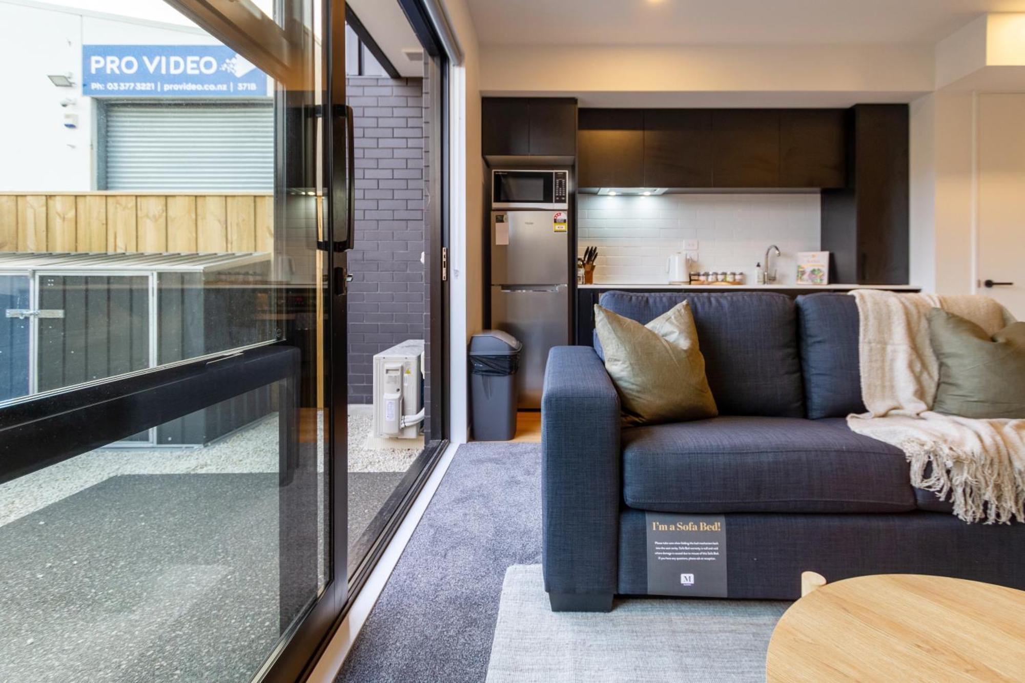 2 Bed, 2 Bath W Sofa Bed - Great Cafes Nearby Lejlighed Christchurch Eksteriør billede